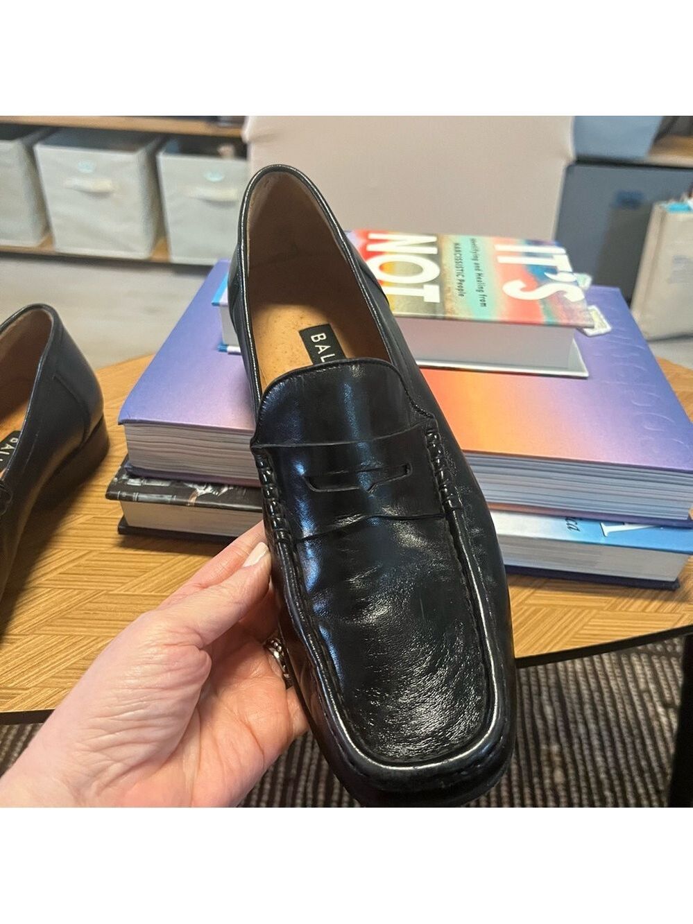 Bally Classic Black Slip-On Loafers Elegant Design (Gently worn) - Picture 5 of 12